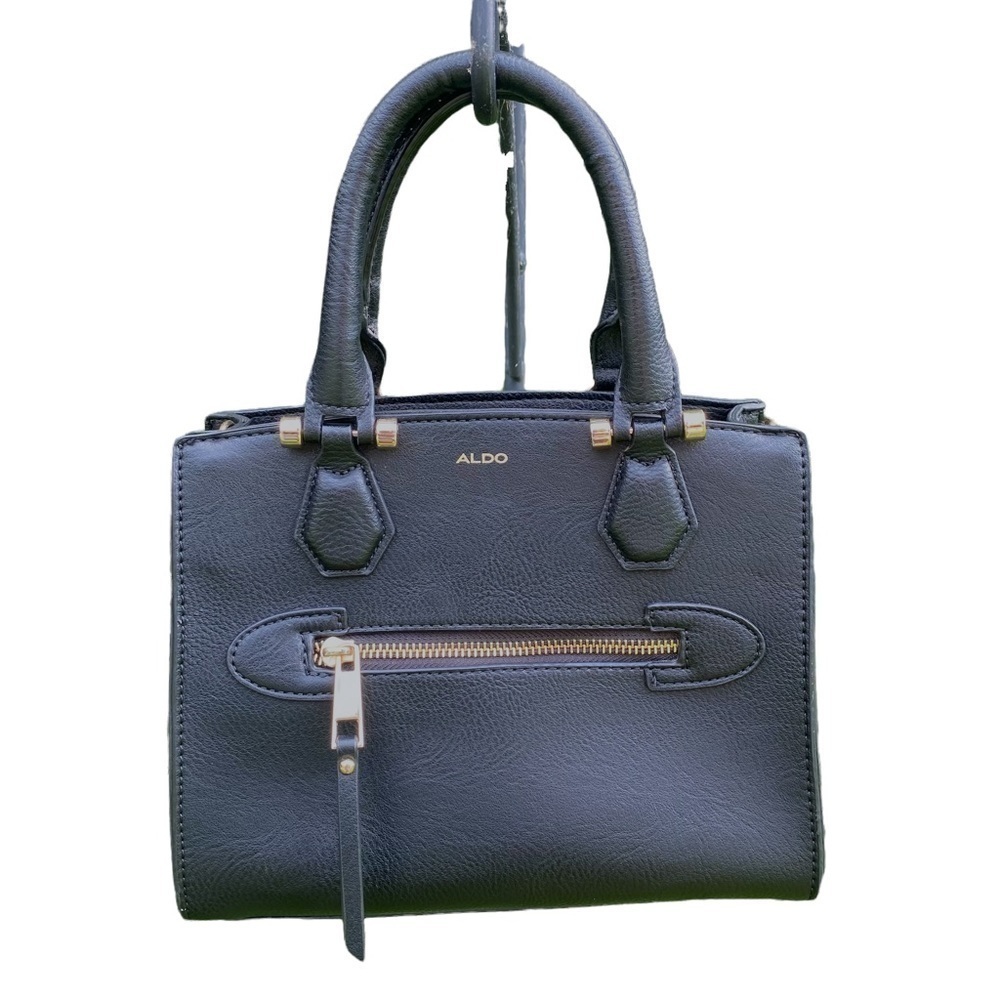 NWOT Aldo Black  Faux Leather Small Handbag
